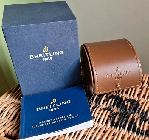 Breitling brown leather - brown,
