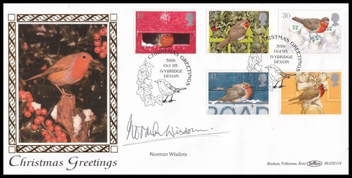 Sir norman wisdom obe - wisdom, signed