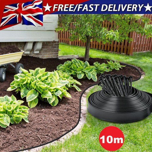 10m lawn edge border with - lawn,