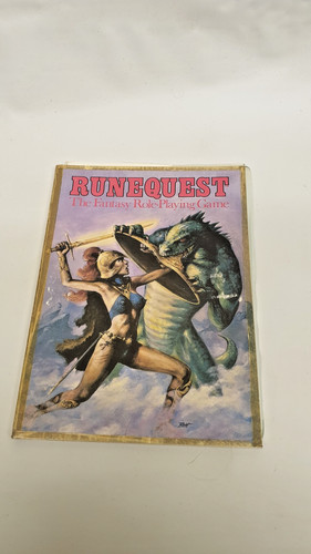 Runequest book the fantasy rpg - book,