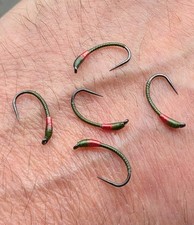 5 x Olive Buzzers Trout Flies