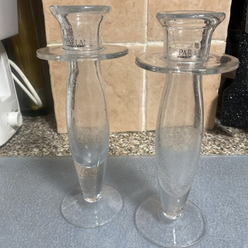 Beautiful glass candlestick - glass,