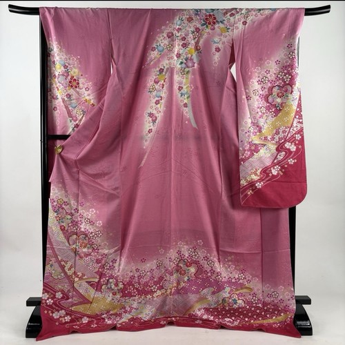Dark pink furisode - dark,
