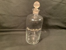 ANTIQUE ELIZABETH ARDEN LARGE ETCHED PERFUMERY BOTTLE SHOP DISPLAY