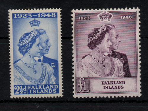 Falkland islands 1948 silver - falkland,