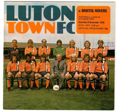 Luton town 1976 home - luton, 1976-77