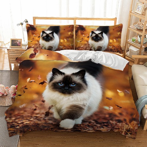 Cat soft doona duvet cover - cat,