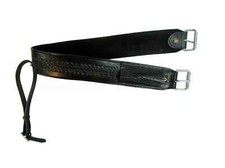 WESTERN BLACK LEATHER REAR