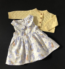 Baby Girls Peter Rabbit  Dress And Cardigan Set