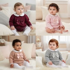 Baby girl outfit - girl, knitted