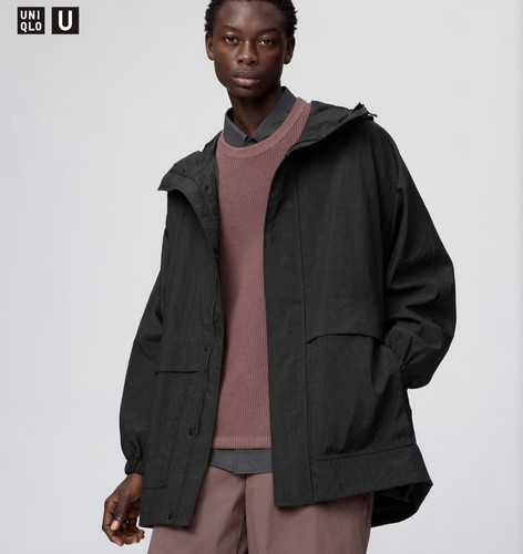 Uniqlo utility parka size l - utility,
