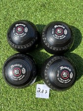 HENSELITE CLASSIC DELUXE LAWN BOWLS size 3H