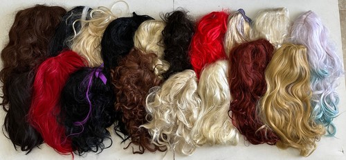 Lot wigs mixed colors - wigs,