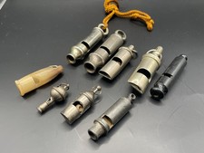 Whistles vintage job lot x 9
