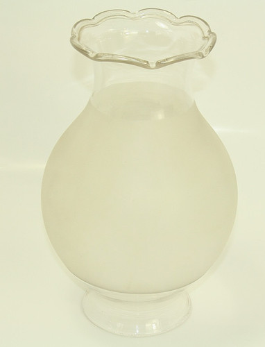 Vintage frosted glass oil - vintage, lamp