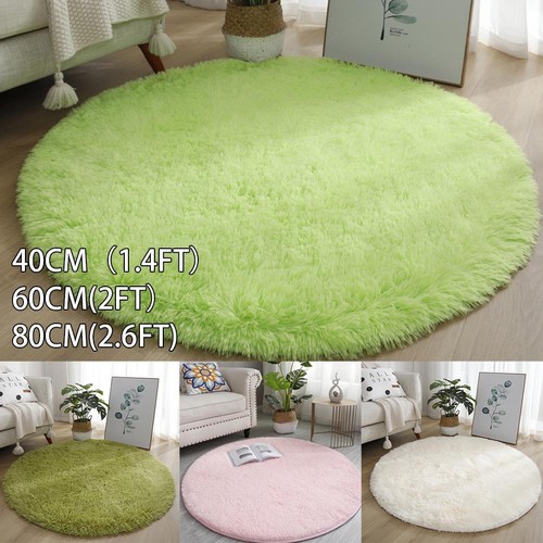 Carpet rug mat plush round - rug,
