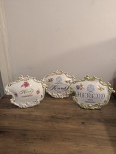 HEREND Fine Porcelain Logo 3 X Large Advertising Signs Hungary