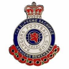 Rangers FC & P0ppy Pin Badge