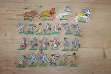 BRITAINS SUPER DEETAIL 1970'S LARGE JOB LOT OF KNIGHTS & HORSES