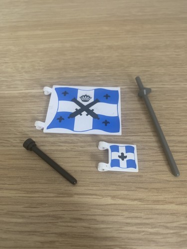 Lego pirate 2525px2 flag 6x4 - flag,