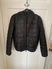 Sonetti Boys Lighted Padded Black Jacket Age 12-13 Years Full Zip Hooded VGC