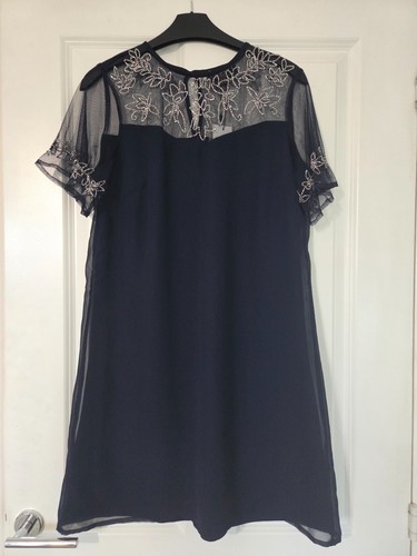 Lipsy navy blue sheer - lipsy,
