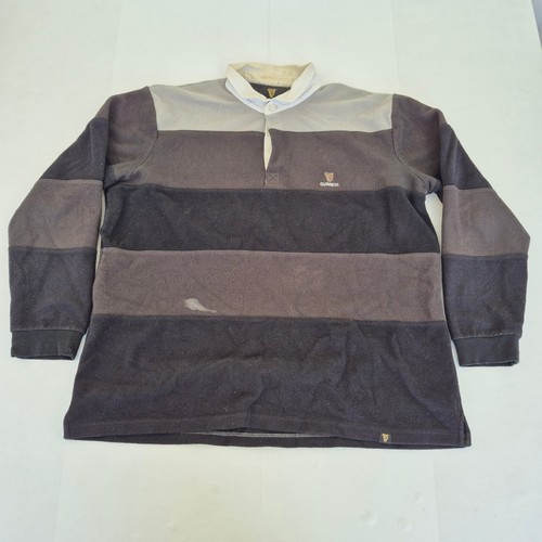 Guinness rugby shirt 2xl grey - guinness,