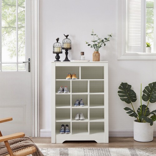 Tiers large wooden shoe rack - wooden,