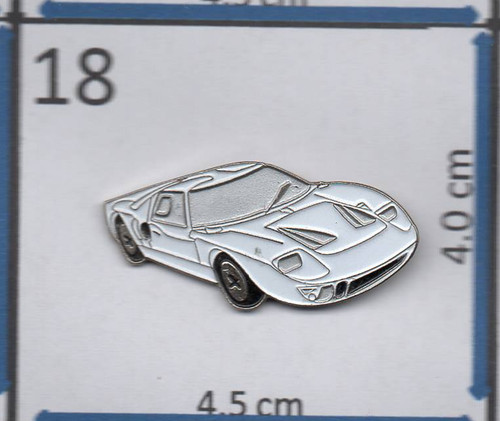 Ford gt40 enamel metal - gt40,