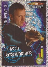 Doctor Who Alien Armies - "Laser Screwdriver" Glitter Foil Card G10