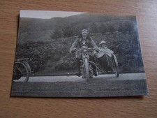 Man motorbike woman in - on,