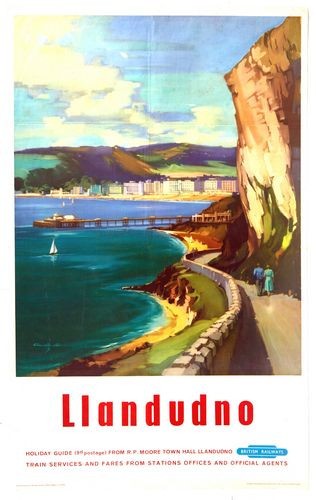 Vintage british rail llandudno - rail,