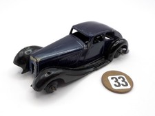 RARE VINTAGE DINKY TOYS # 36D ROVER STREAMLINED SALOON DIECAST MODEL CAR 1947