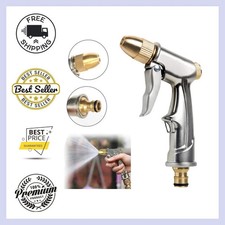 Car High Pressure Water Spray Gun Metal Brass Nozzle Lawn Wash Hose Pipe Garden