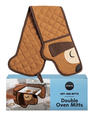 Double oven gloves dachshund - double,