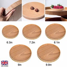 Wooden Serving Tray Round