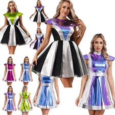 Women's Metallic Mini Skater