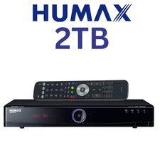 Humax 2TB HDR-FOX T2 Freeview Twin Tuner HD HDD Recorder Receiver Box PVR HDMI