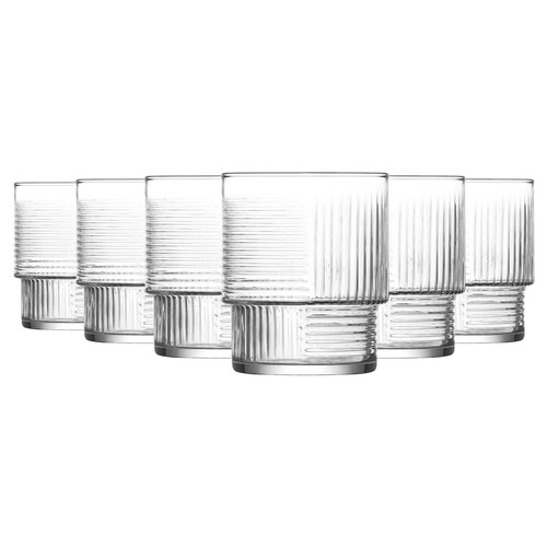Helen stacking whisky glasses - helen,