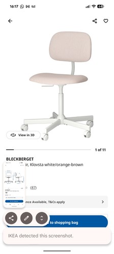 Ikea bleckburget office chair - bleckburget,
