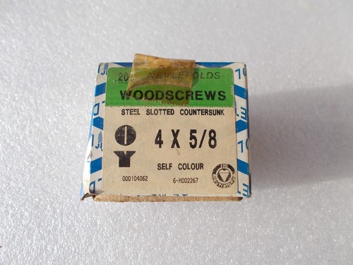 Screws screw nettlefolds - screw, steel