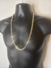 30 Inch 14 K Gold Plated Cuban