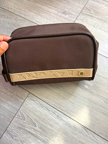 Bvlgari brown canvas zip - bvlgari,