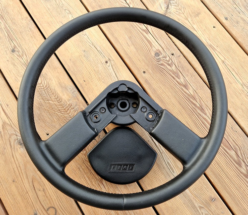 New leather steering wheel - new,