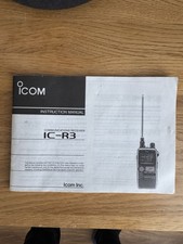 Icom IC-R3 Wide Receiver Scanner Genuine Operating Manual