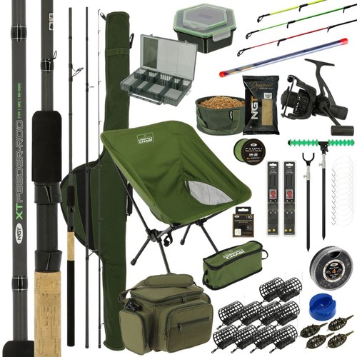 Ngt deluxe feeder fishing set - ngt,