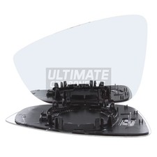 Wing Mirror Glass VW Beetle Hatchback 3/2012-> Convex Heated Passenger Side Left