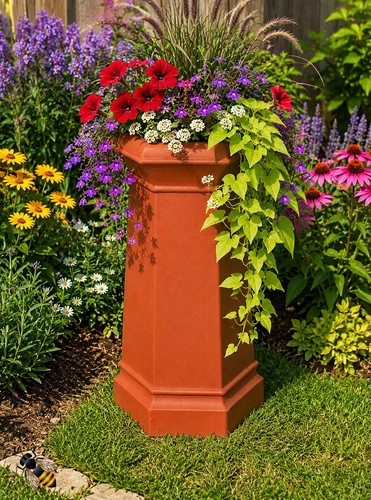 Chimney pot garden - garden, planter