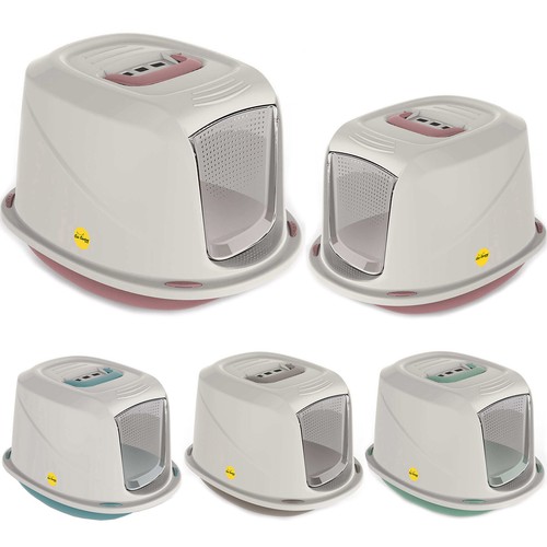 Cat hooded litter tray kitten - cat,
