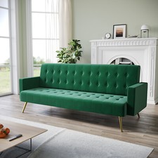 Green 3 Seater Sofa Bed Luxury